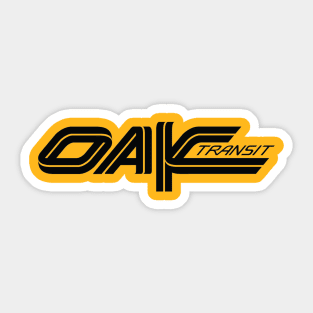 Oak Transit Sticker